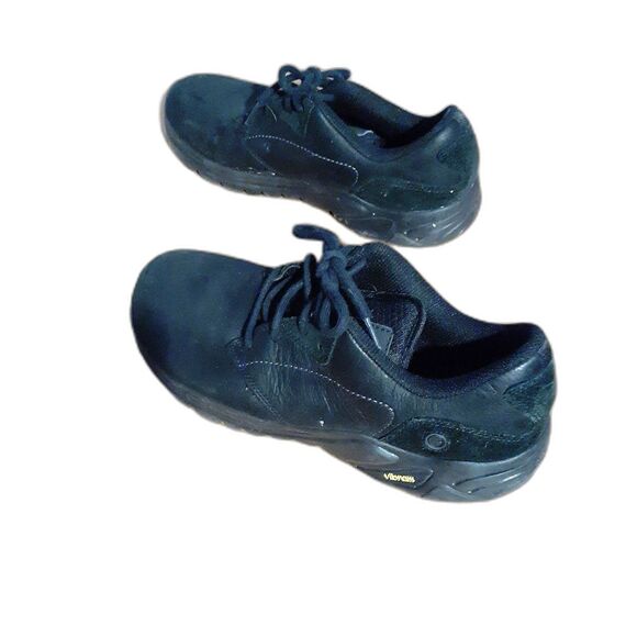 Hi-Tec shoes men's 8.5  black leather V-Lite walk light Witton walking shoe - Picture 2 of 9